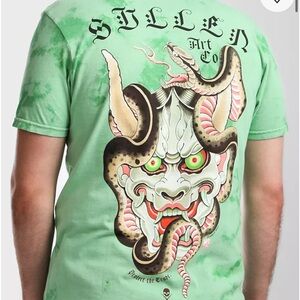 SULLEN ART CO Men's Green Graphic T-Shirt size large LIMITED EDITION